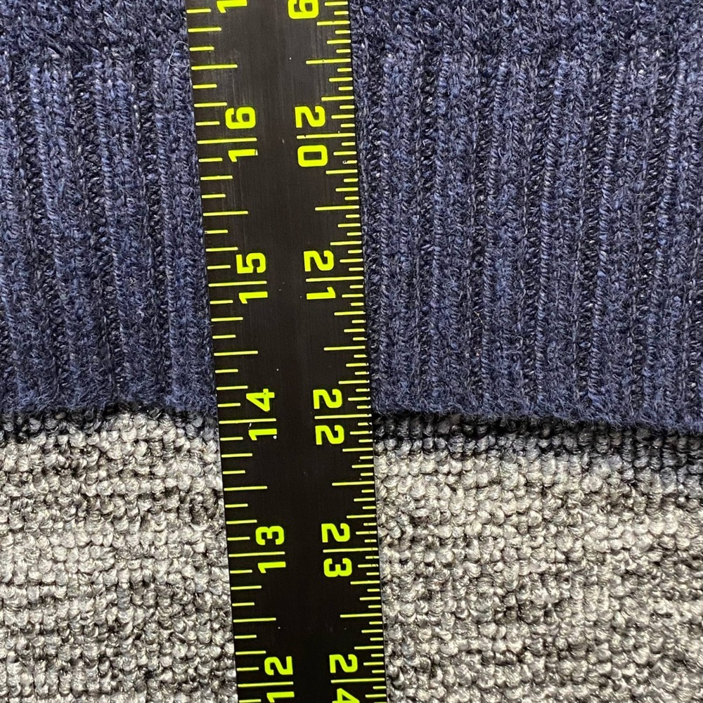 Polo Ralph Lauren Polo Bear Sweater Womens Small Navy Blue Cotton Linen Knit RL - Picture 6 of 12